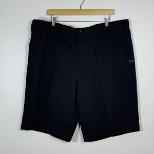 Under Armour Mens Performance Golf Shorts 42x11 Black Pockets Casual Activewear